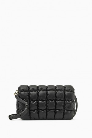 Bolso COS Acolchado - Cuero Mujer Negros | 61902GYFB