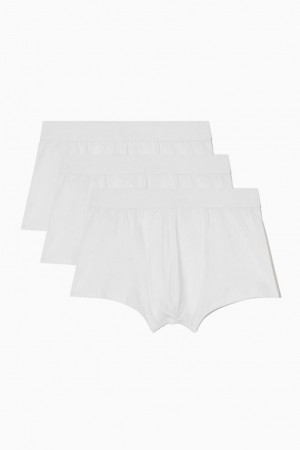 Bragas COS 3-pack Jersey Boxer Hombre Blancos | 16489YKUF