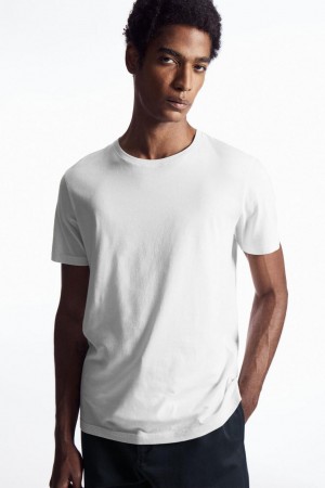 Camiseta COS The Extra Fine Hombre Blancos | 46510QPAD