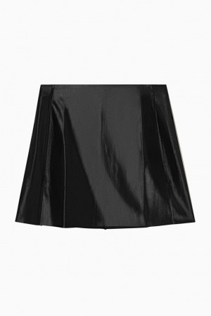 Falda COS Satin Mini Mujer Negros | 14735KQBR