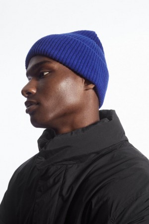 Gorro COS Merino Lana Hombre Azules | 17540WUTF