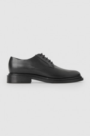 Zapatos Derby COS Cuero Hombre Negros | 67392YVWU