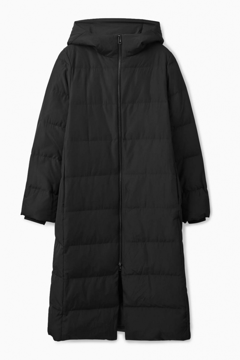 Abrigos COS Recycled-down Puffer Mujer Negros | 12938WLSI