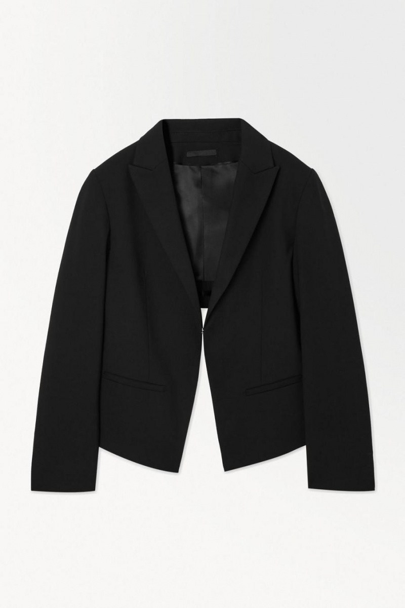 Blazer COS The Deconstructed Mujer Negros | 82697PHLK