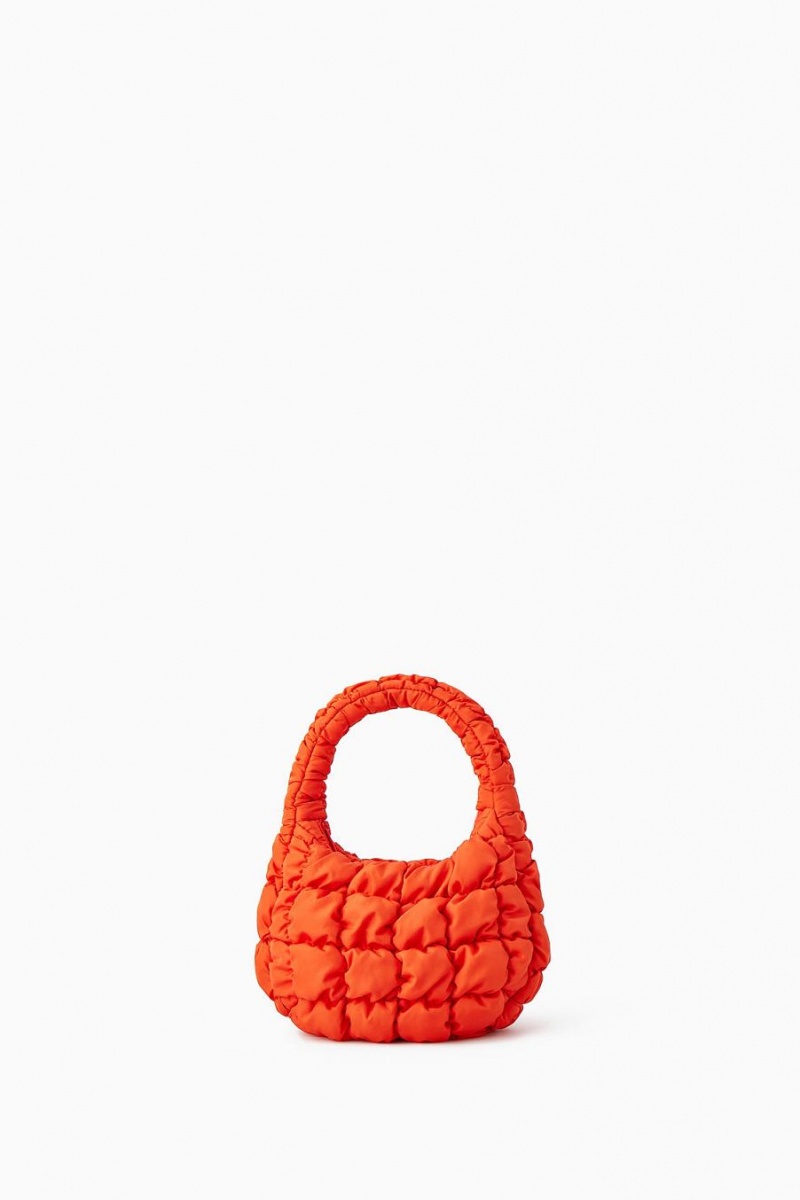 Bolso COS Acolchado Micro Mujer Naranjas | 34651LUPR