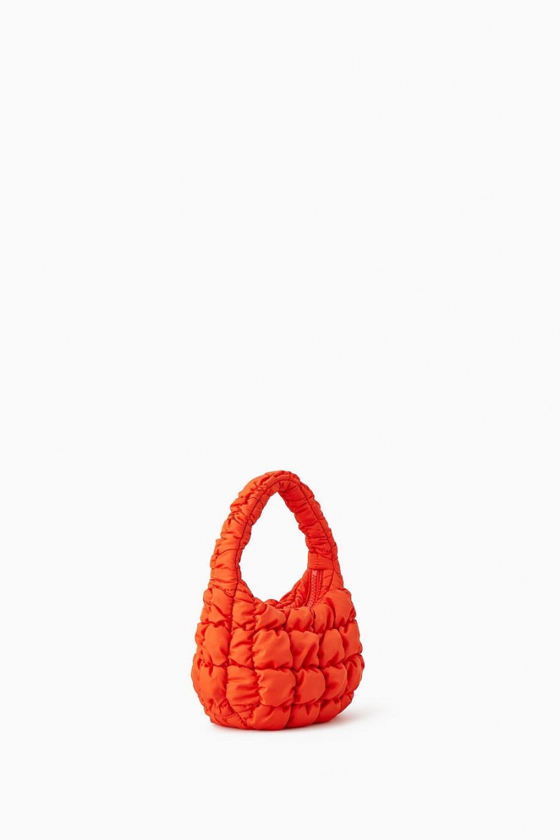 Bolso COS Acolchado Micro Mujer Naranjas | 34651LUPR