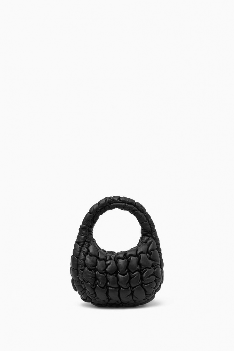 Bolso COS Acolchado Micro - Cuero Mujer Negros | 04165UCVE