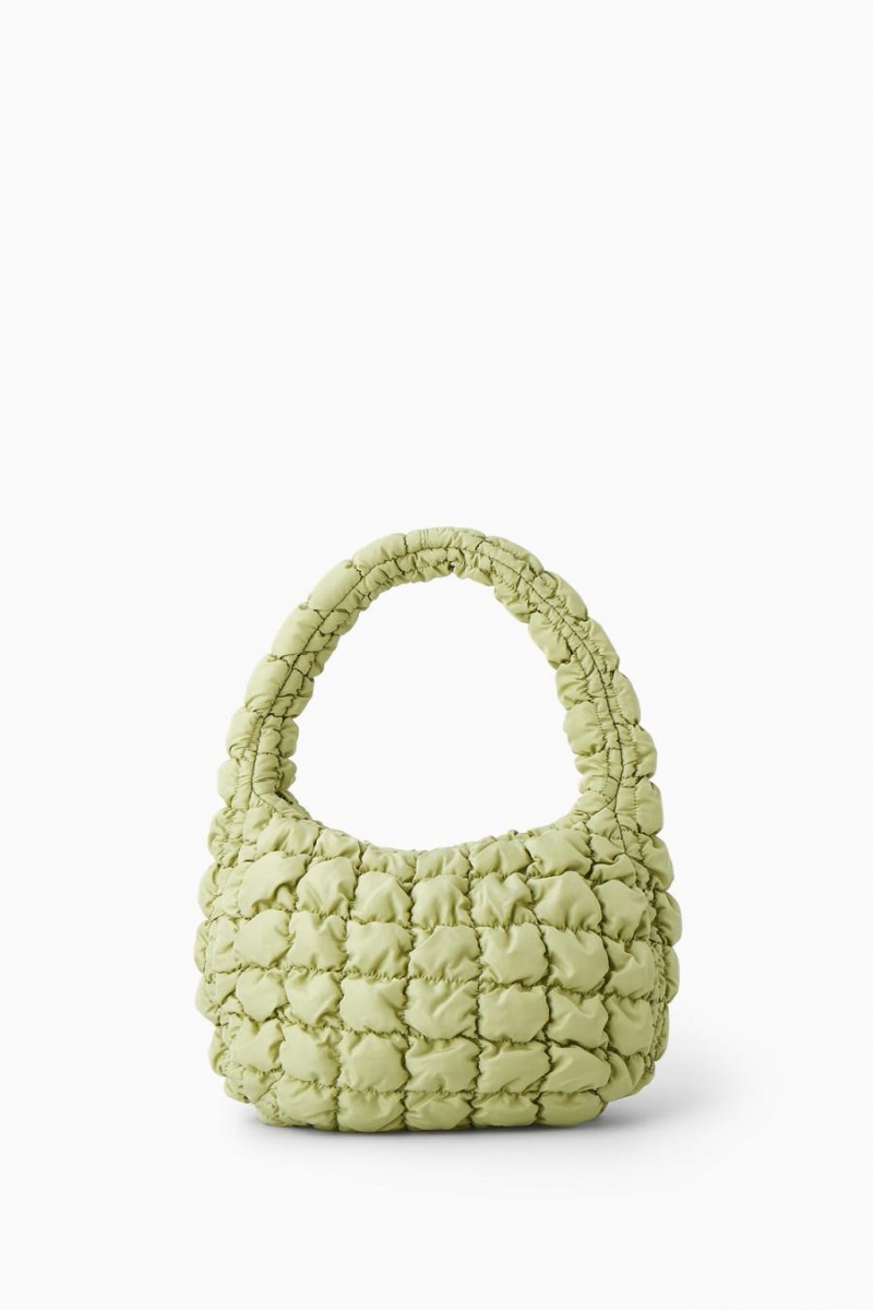 Bolso COS Acolchado Mini Mujer Verdes Claro | 39614YPAM