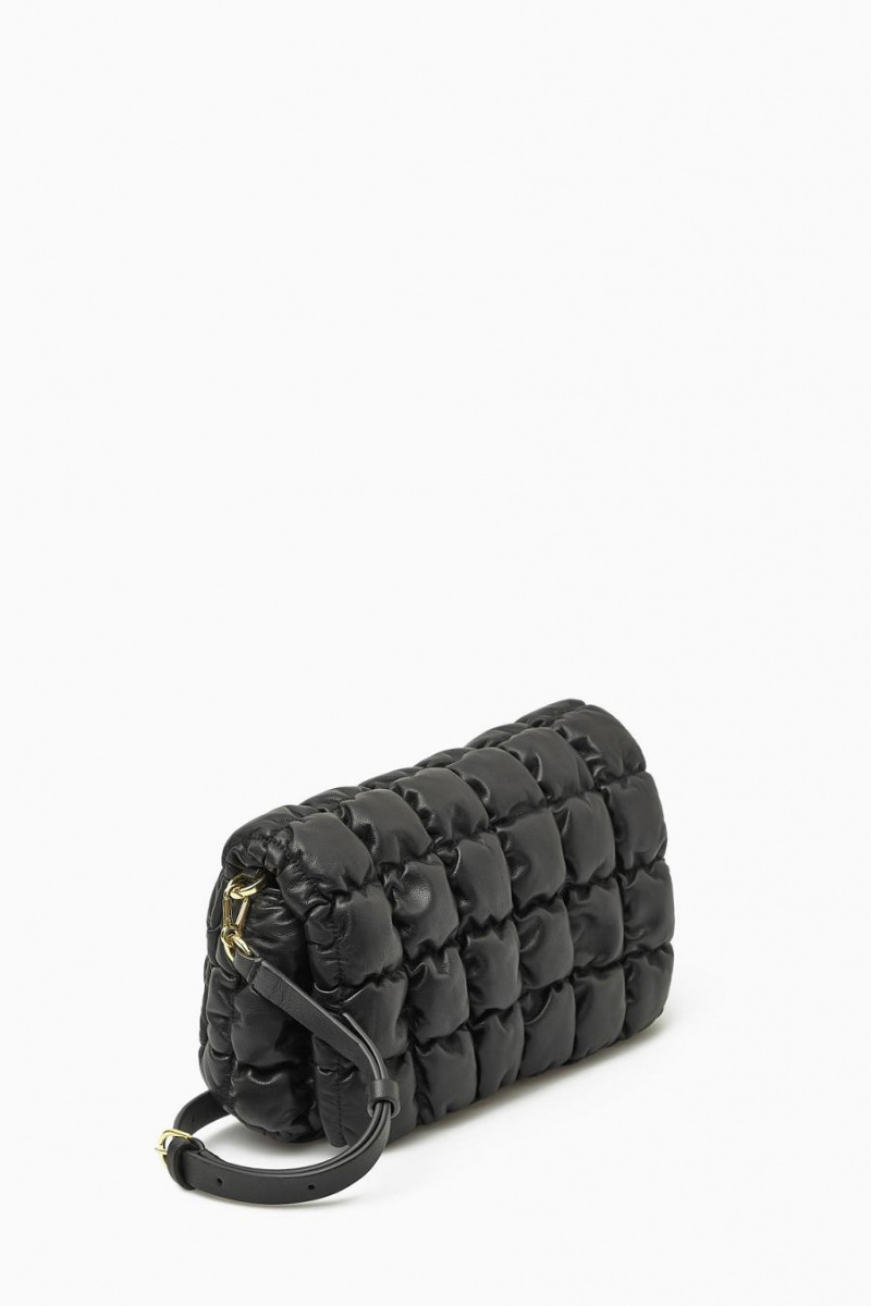 Bolso COS Acolchado - Cuero Mujer Negros | 61902GYFB