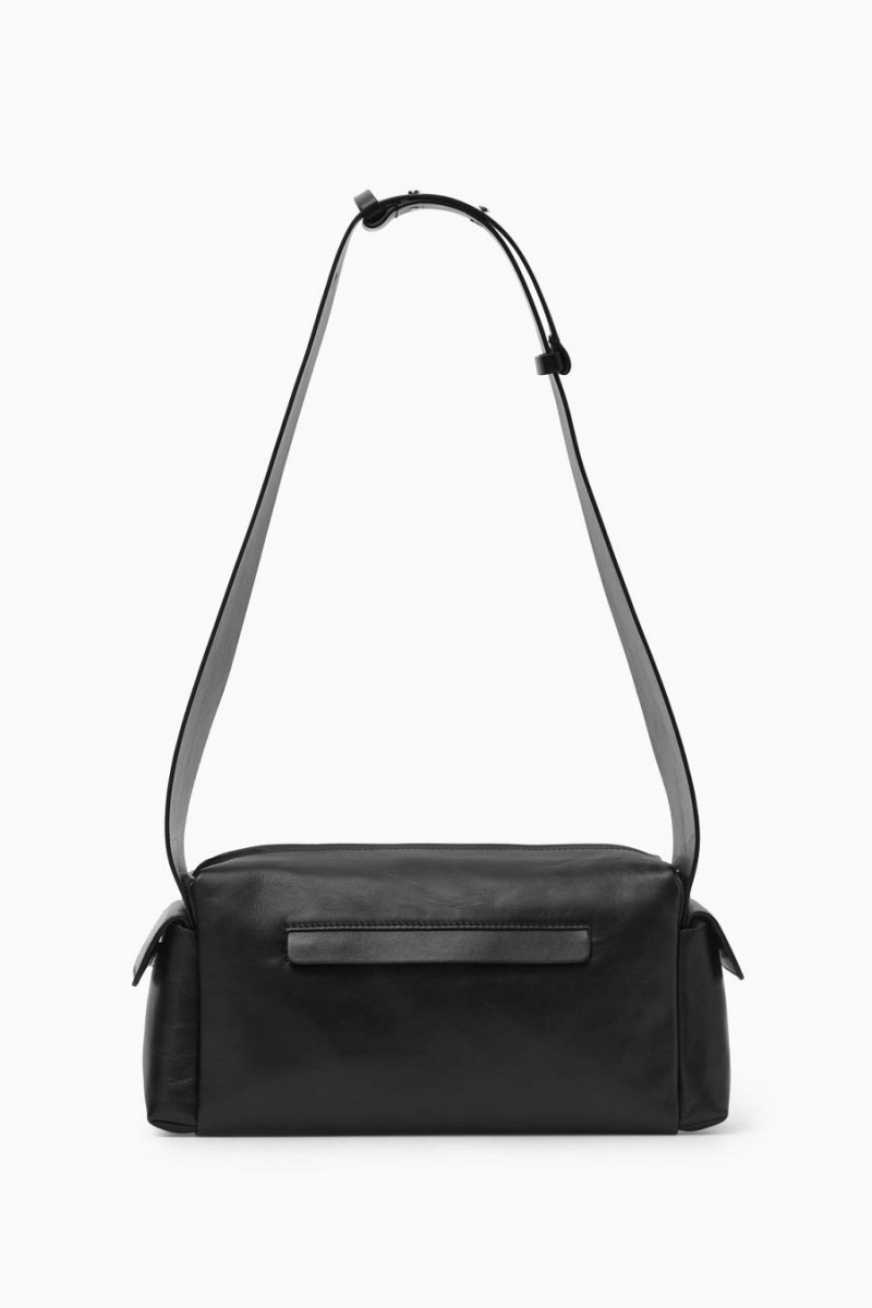 Bolso COS Crossbody Pocket - Cuero Mujer Negros | 75824IATK