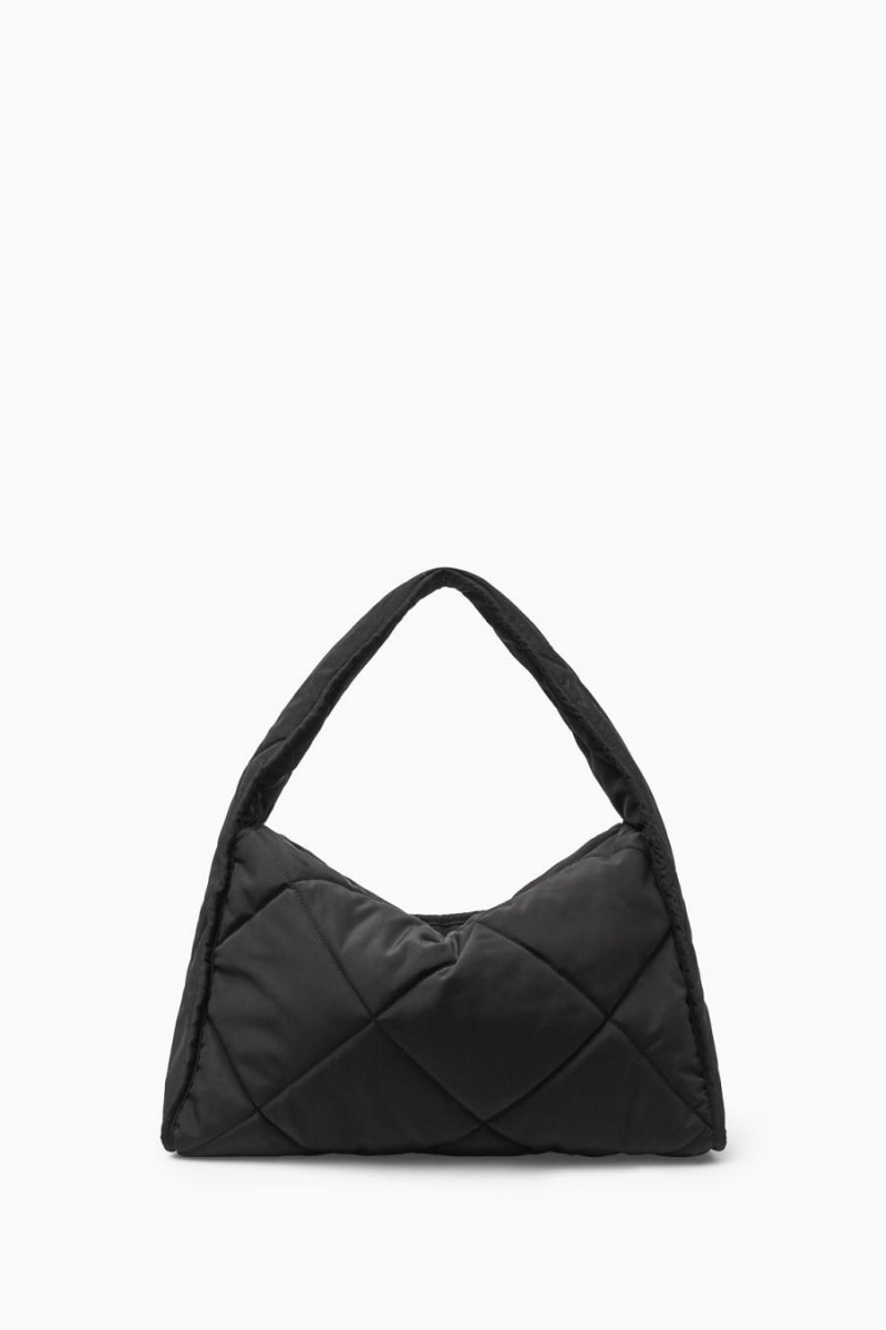 Bolso COS Diamond-quilted Shoulder Mujer Negros | 89603PKJN