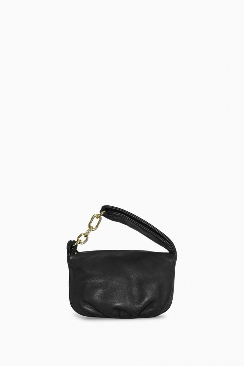 Bolso COS Micro Link - Cuero Mujer Negros | 07139KELW