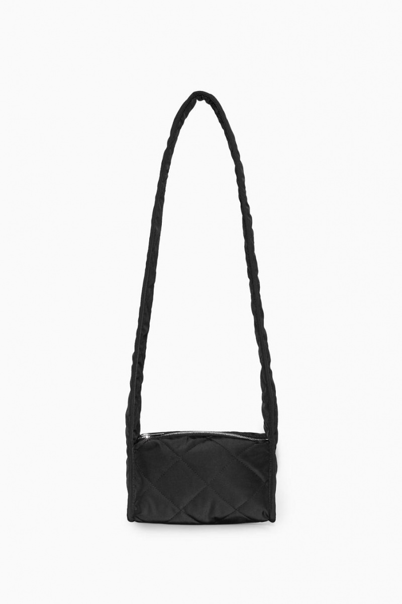 Bolso COS Mini Diamond-quilted Mujer Negros | 36827RMLU