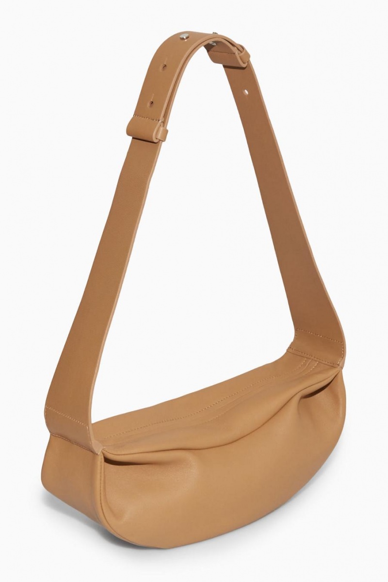 Bolso COS Swing - Cuero Mujer Beige | 96074PUDL