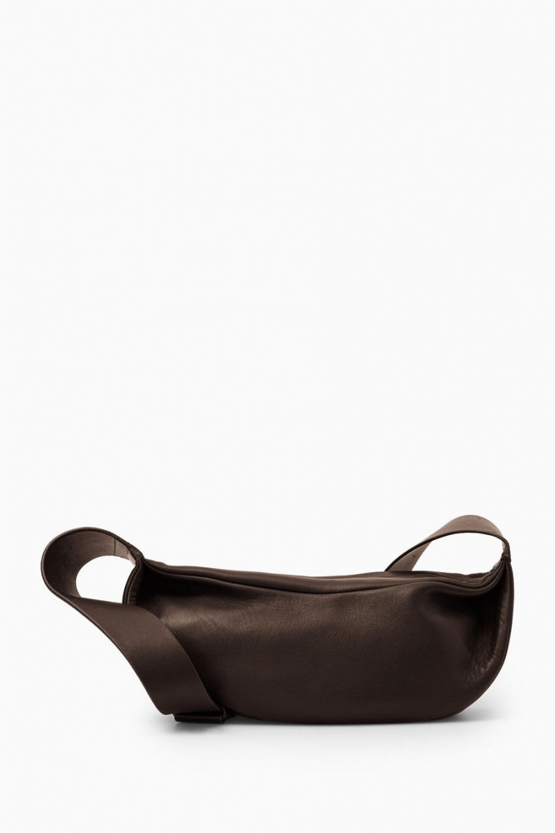 Bolso COS Swing - Cuero Mujer Marrom Oscuro | 63192OUAY