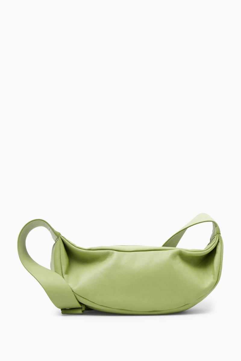 Bolso COS Swing - Cuero Mujer Verdes Claro | 93675GSOP