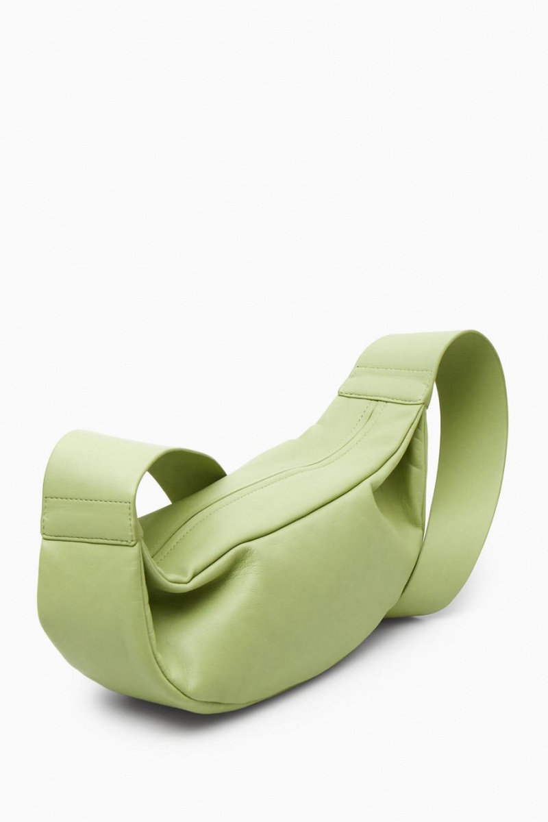 Bolso COS Swing - Cuero Mujer Verdes Claro | 93675GSOP