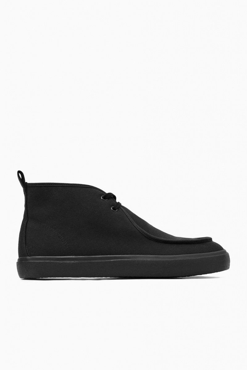 Botas COS Lona Chukka Hombre Negros | 35982LYQI