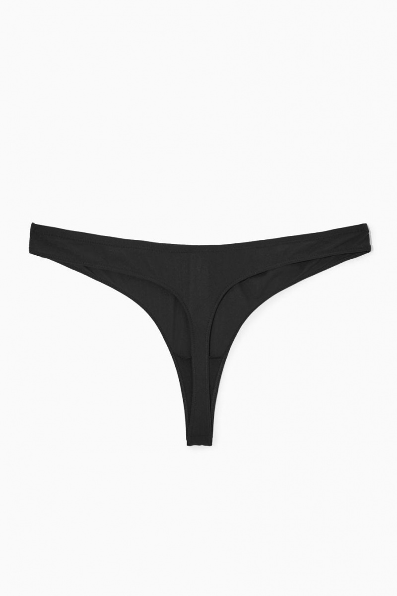 Bragas COS Jersey Mujer Negros | 31896MBPX