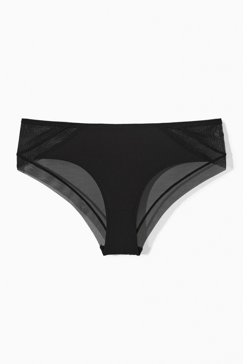 Bragas COS Mesh-panelled Mujer Negros | 69701XMRY