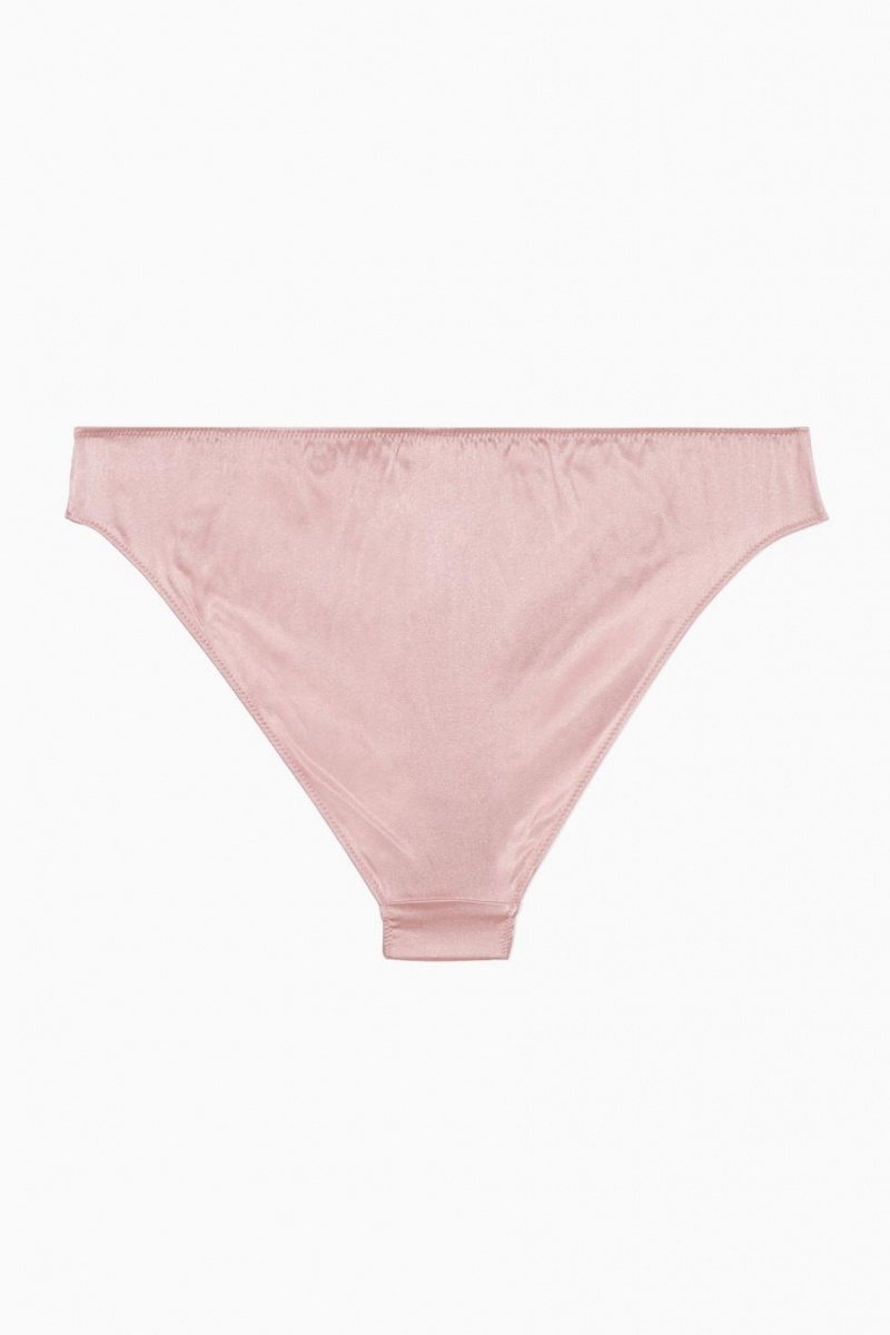 Bragas COS Silk-satin Mujer Rosas | 58470EZDJ