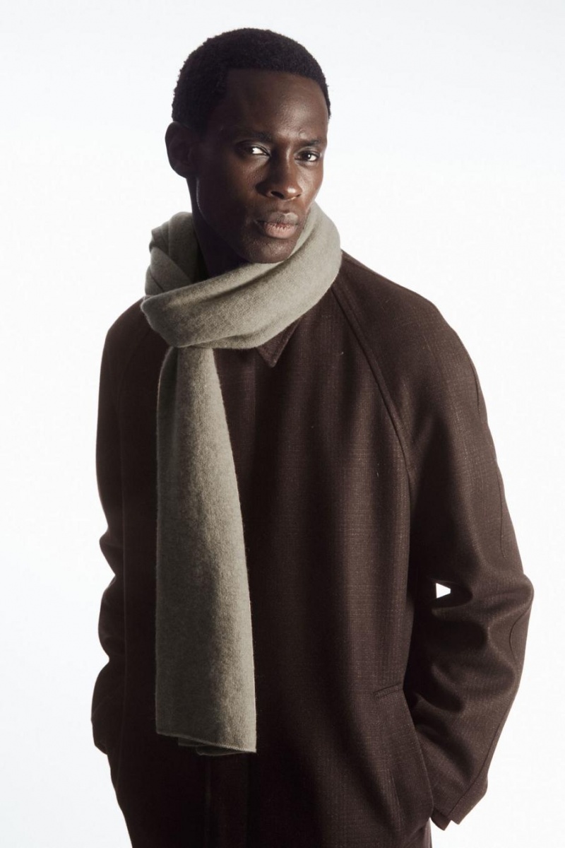 Bufanda COS Pure Cashmere Hombre Beige | 72459JWTN