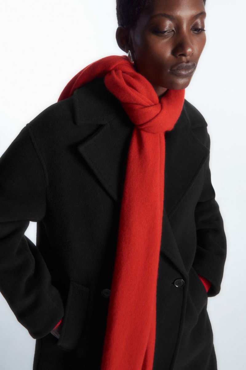 Bufanda COS Pure Cashmere Hombre Rojos | 53094QOYE