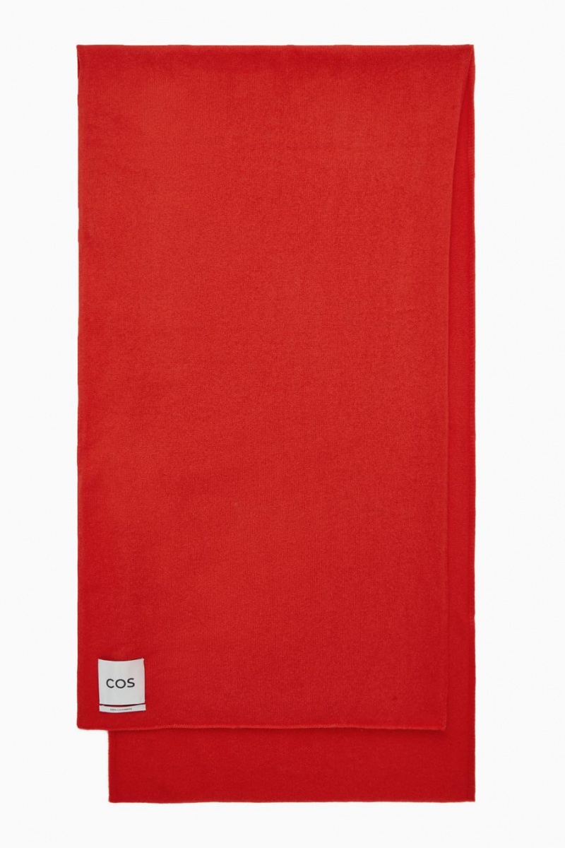 Bufanda COS Pure Cashmere Hombre Rojos | 53094QOYE