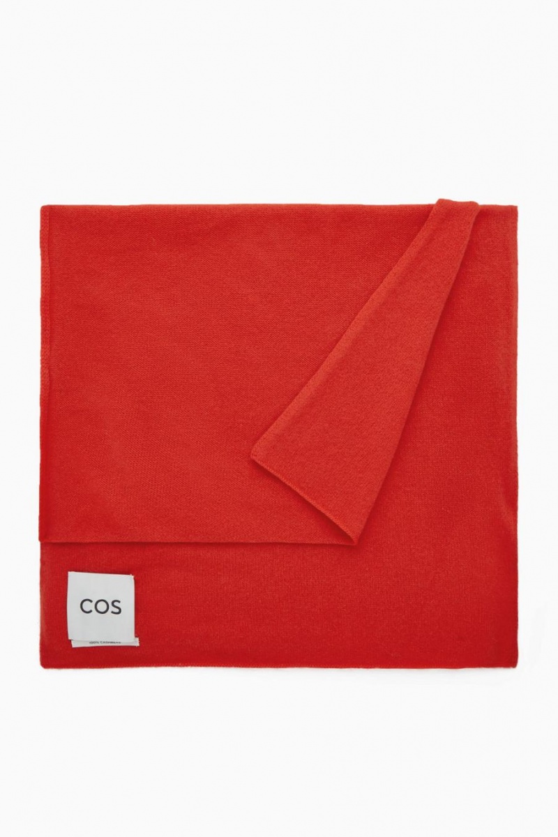 Bufanda COS Pure Cashmere Hombre Rojos | 53094QOYE