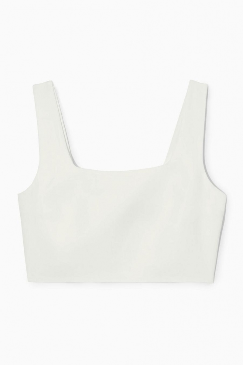 Bustier COS Linen-blend Mujer Blancos | 06134EUNQ