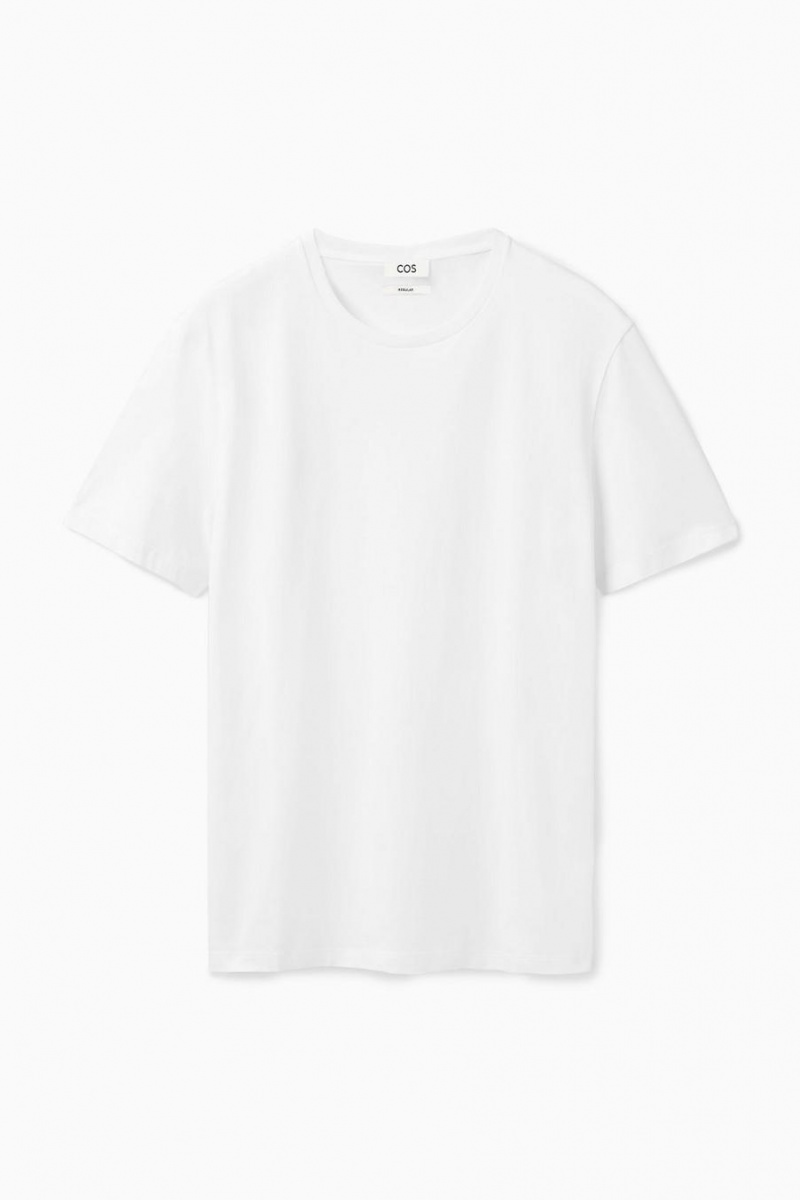 Camiseta COS The Extra Fine Hombre Blancos | 46510QPAD