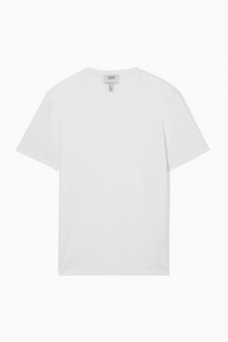 Camiseta COS The Extra Fine Hombre Blancos | 46510QPAD