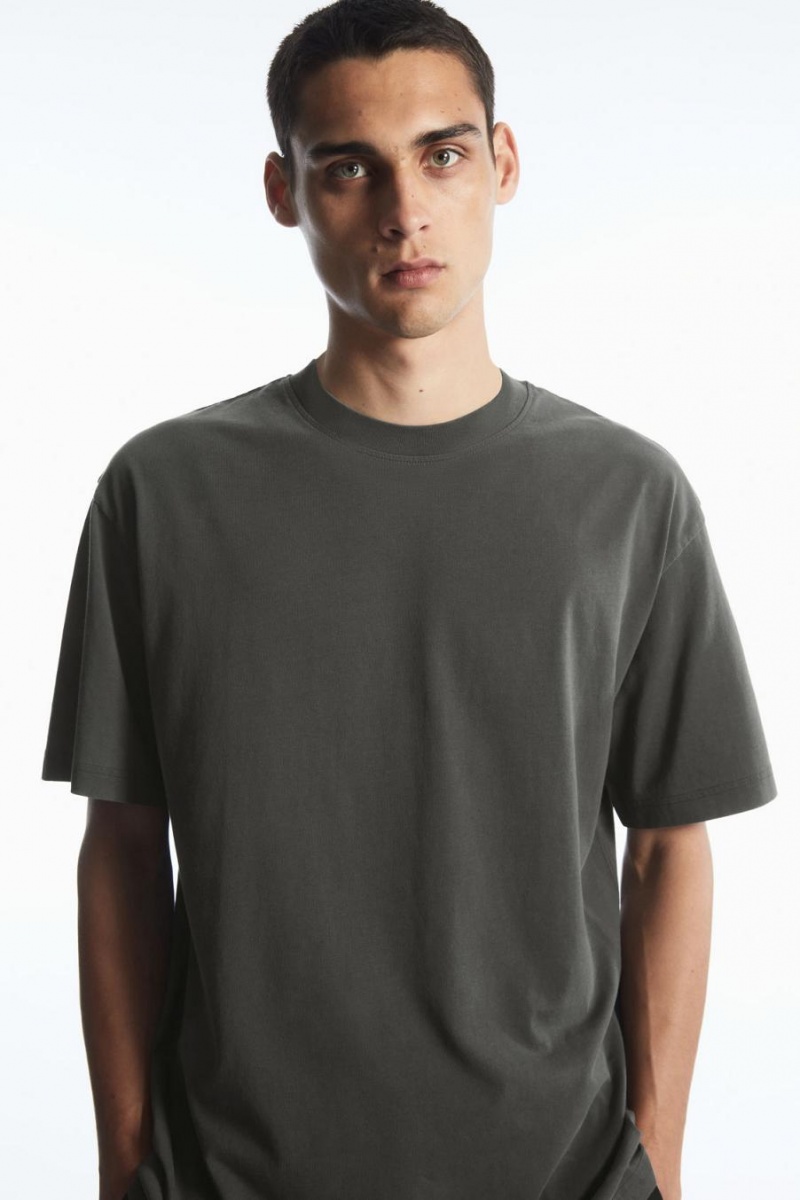 Camiseta COS The Super Slouch Hombre Grises | 26850PUXI