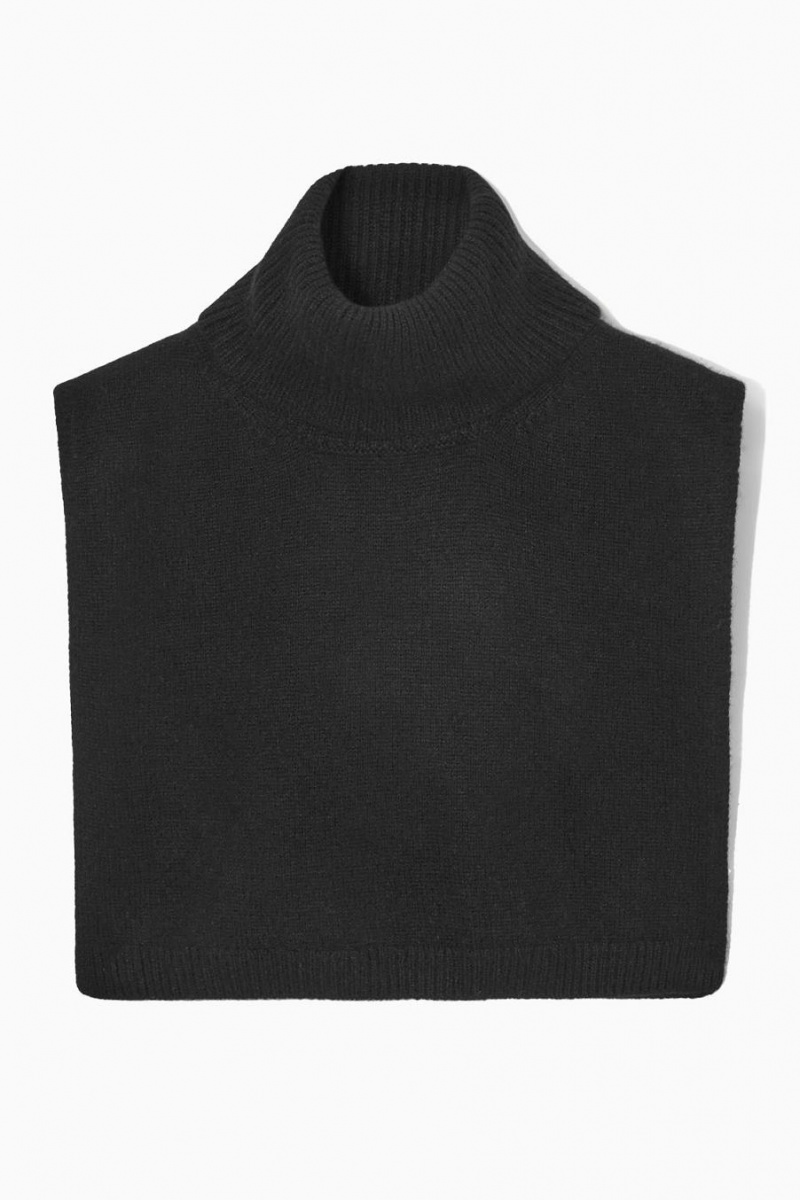 Chaleco COS Open-side Cashmere-blend Roll-neck Mujer Negros | 85062LKHU