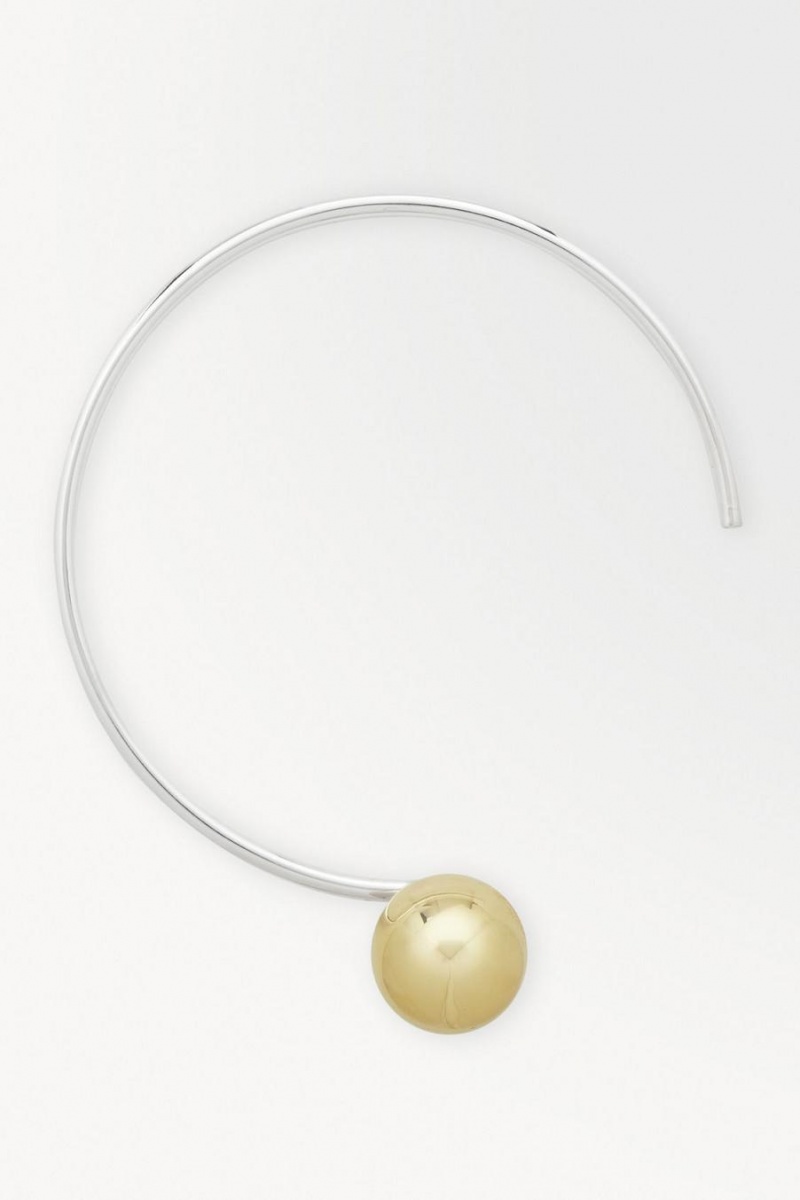 Collar COS The Sphere Mujer Plateados | 21753ANQY