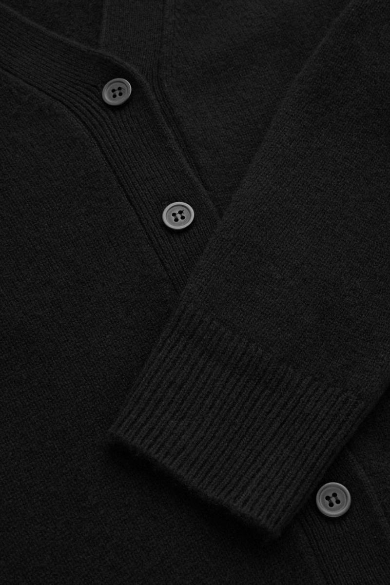 Cárdigan COS Pure Cashmere Mujer Negros | 09317IVPG