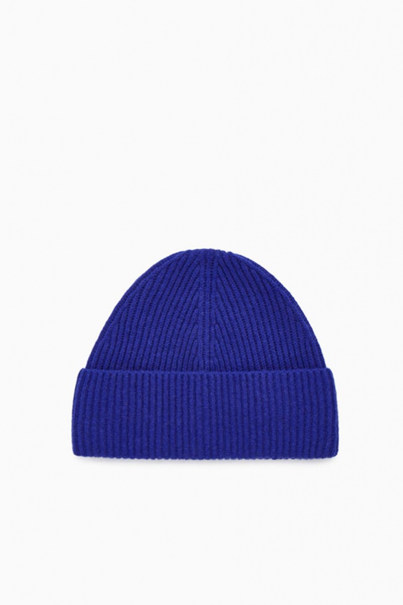 Gorro COS Merino Lana Hombre Azules | 17540WUTF