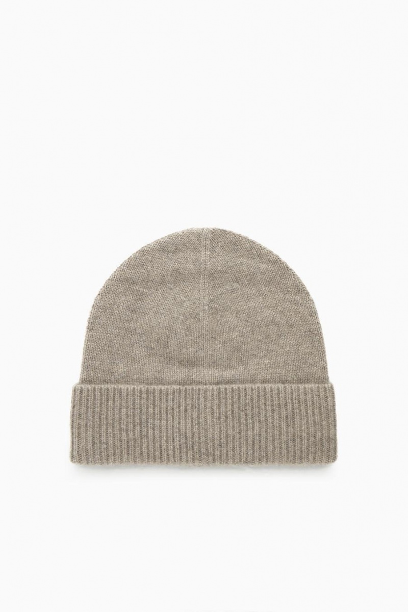 Gorro COS Pure Cashmere Mujer Beige | 16325LCFK