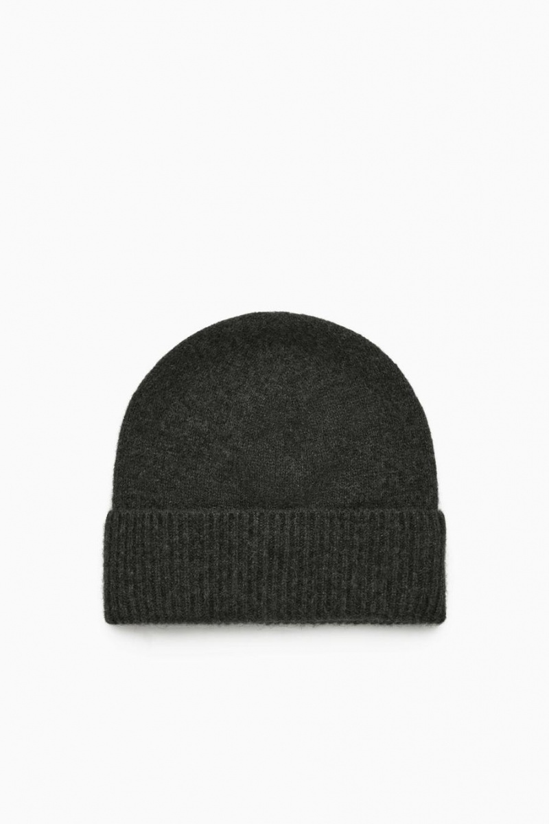 Gorro COS Pure Cashmere Mujer Grises Oscuro | 89753OMBJ