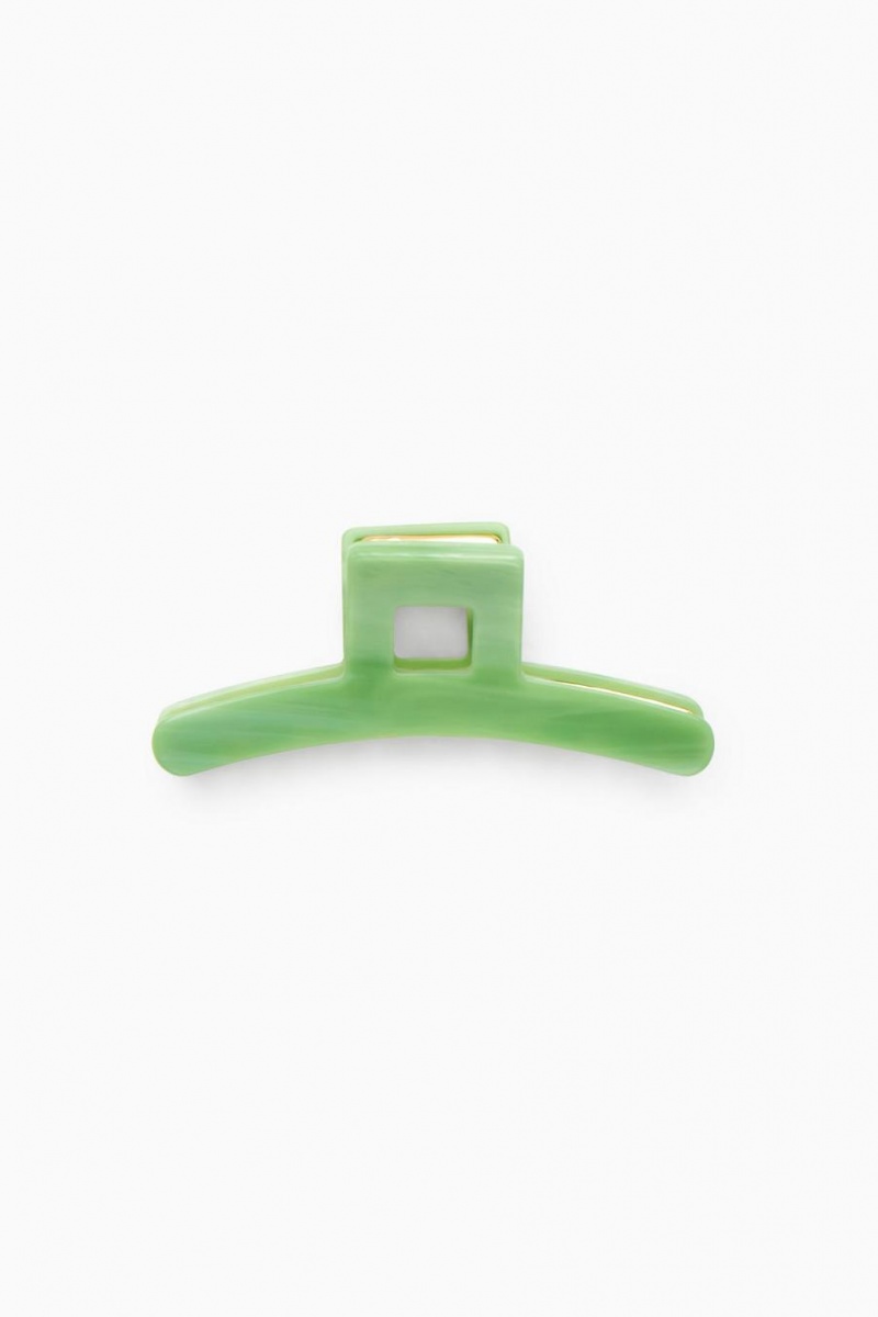 Hair Clip COS Pearl-effect Mini Mujer Verdes Dorados | 49172JWOU