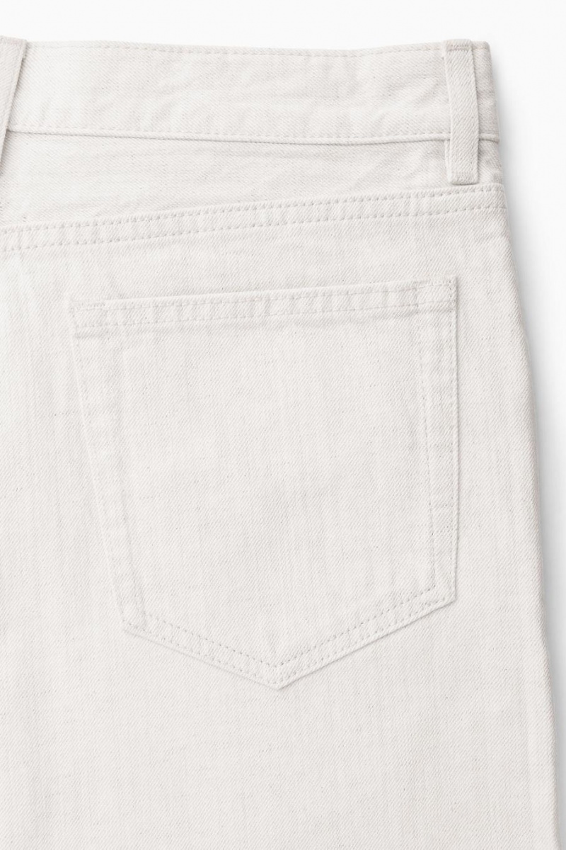 Jeans COS Skim - Directo Hombre Creme | 94250NULF