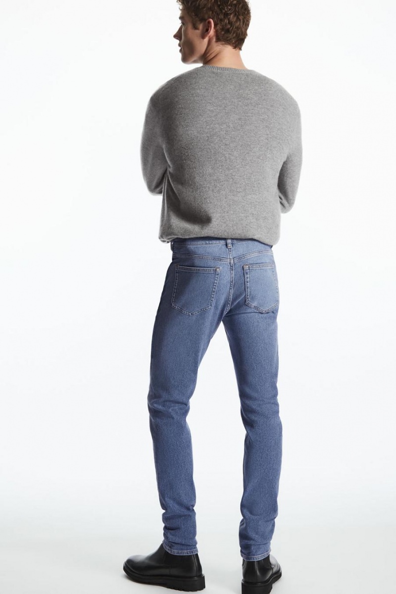 Jeans COS Slim-fit Recycled-denim Hombre Azules | 68745VQGZ