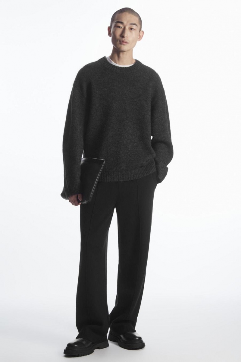 Jerséis COS Oversized Alpaca-blend Hombre Negros | 82174FORT