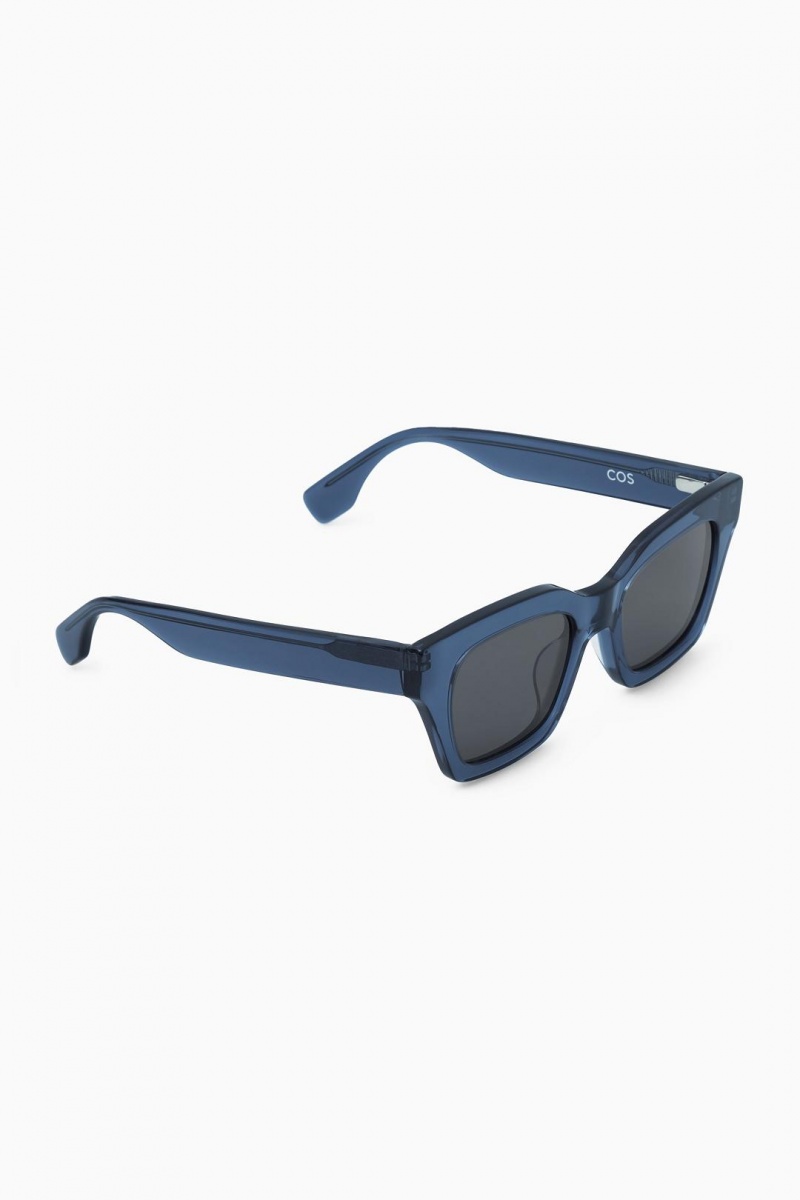 Lentes de Sol COS D-frame Hombre Azules | 82694BLTZ