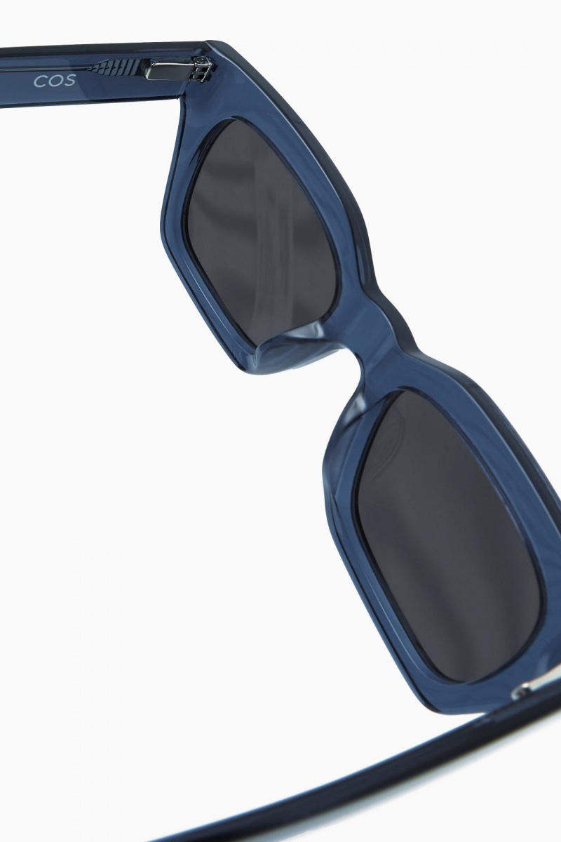 Lentes de Sol COS D-frame Hombre Azules | 82694BLTZ