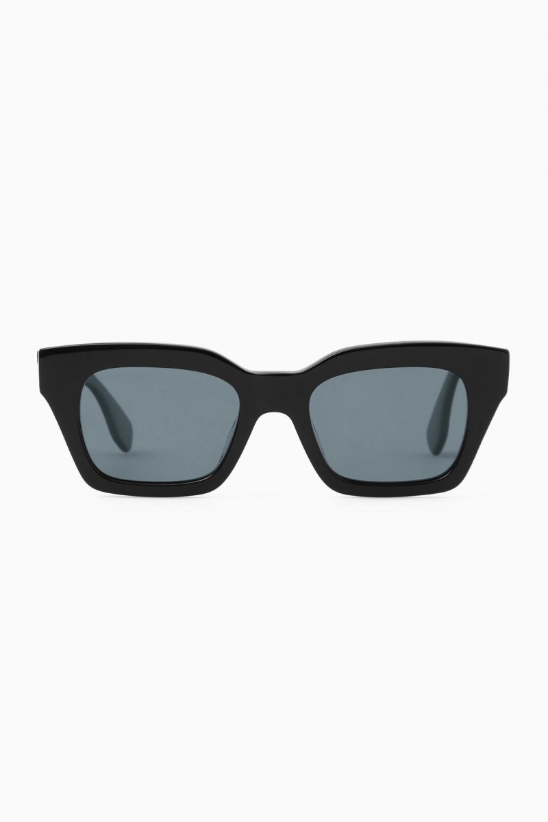 Lentes de Sol COS D-frame Hombre Negros | 06128GHZL