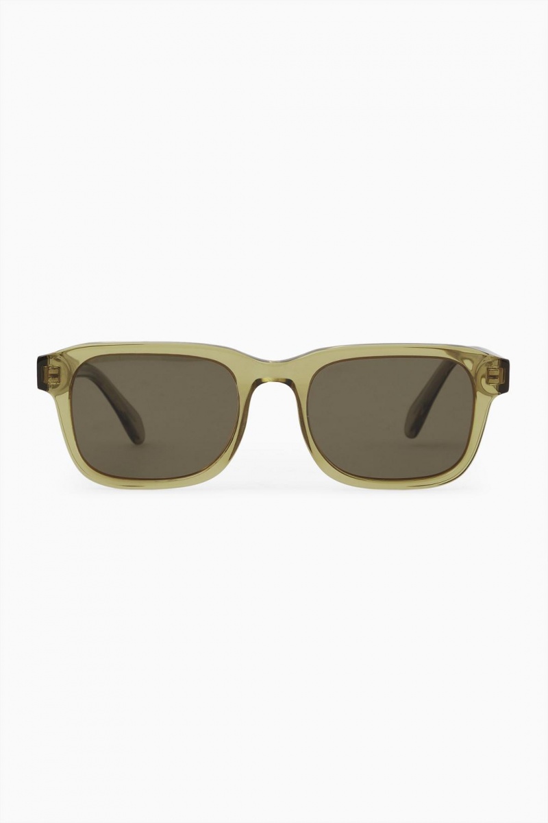 Lentes de Sol COS Square-frame Acetate Hombre Marrom | 24716LKRV