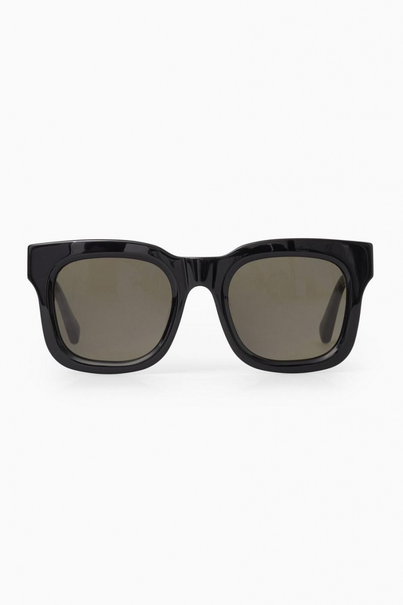 Lentes de Sol COS The Square Acetate Mujer Negros | 91425WNJD