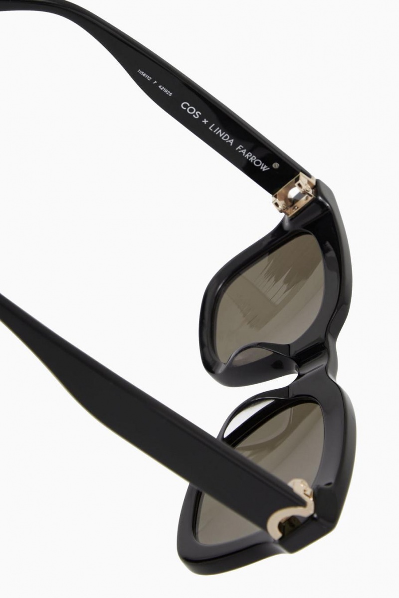 Lentes de Sol COS The Square Acetate Mujer Negros | 91425WNJD