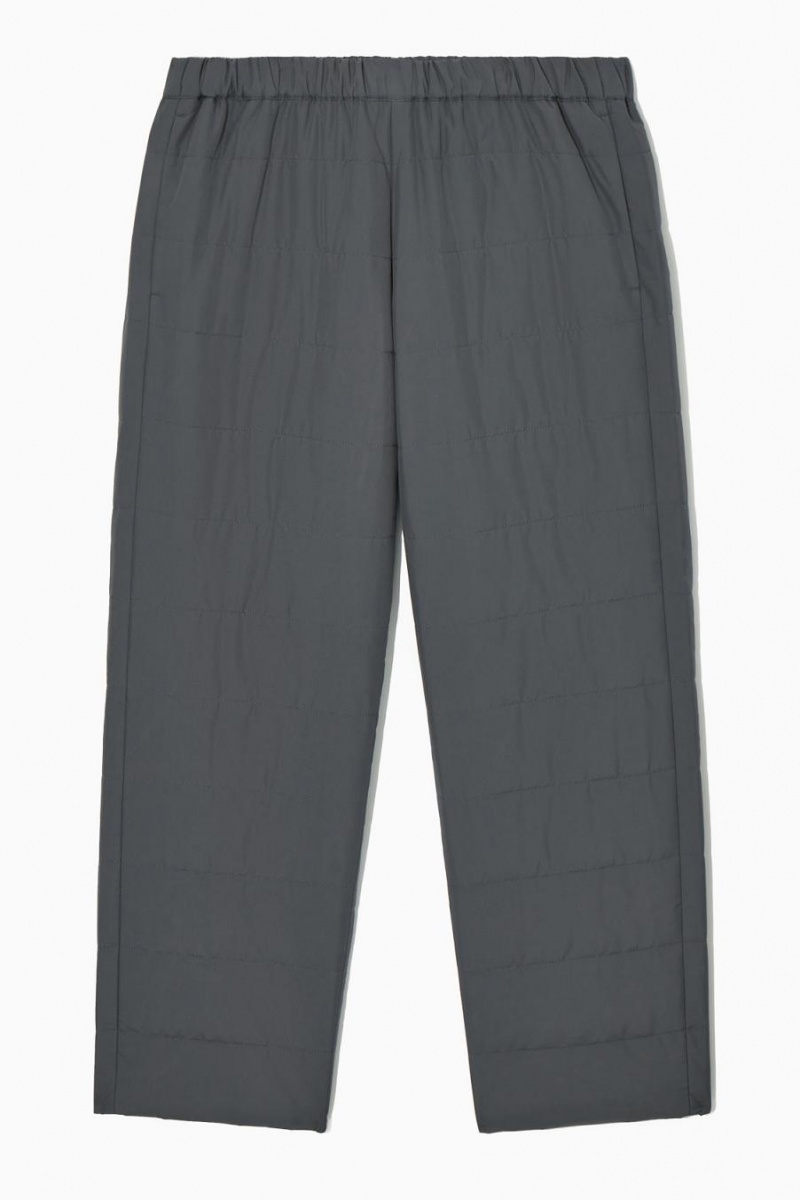 Pantalones COS Acolchado Acolchado Hombre Grises Oscuro | 24971BYLJ